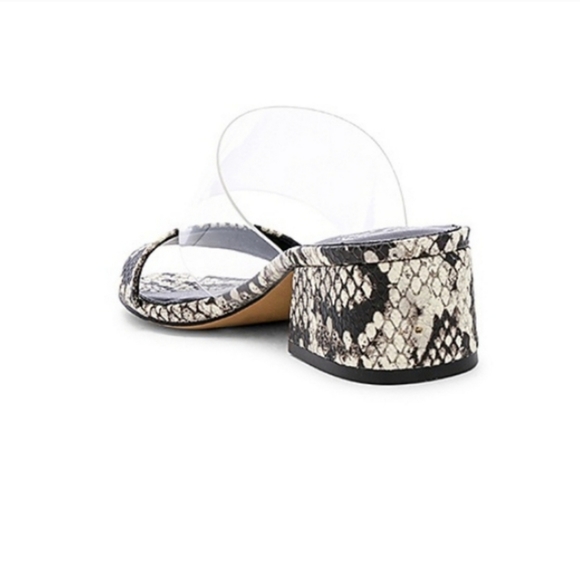 Vince Camuto Snake Print Embossed Open Toe Sandals size 8 - Picture 16 of 16